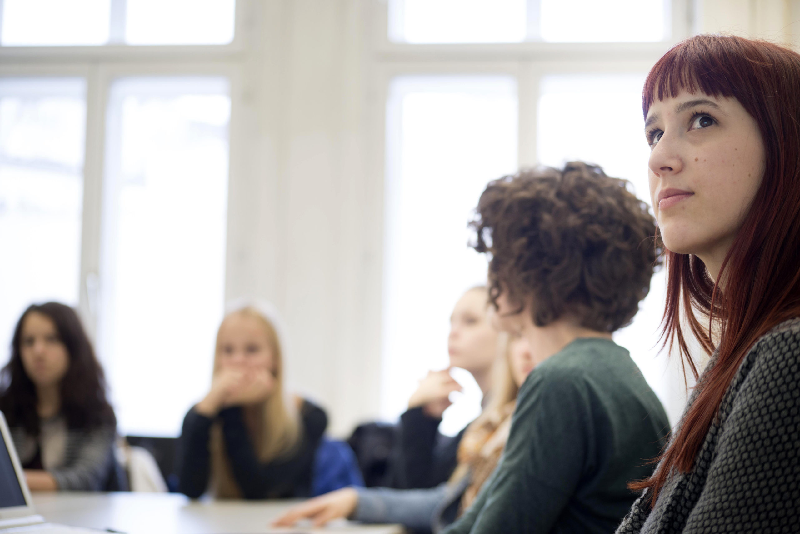 Workshop nachdenklicher Blick