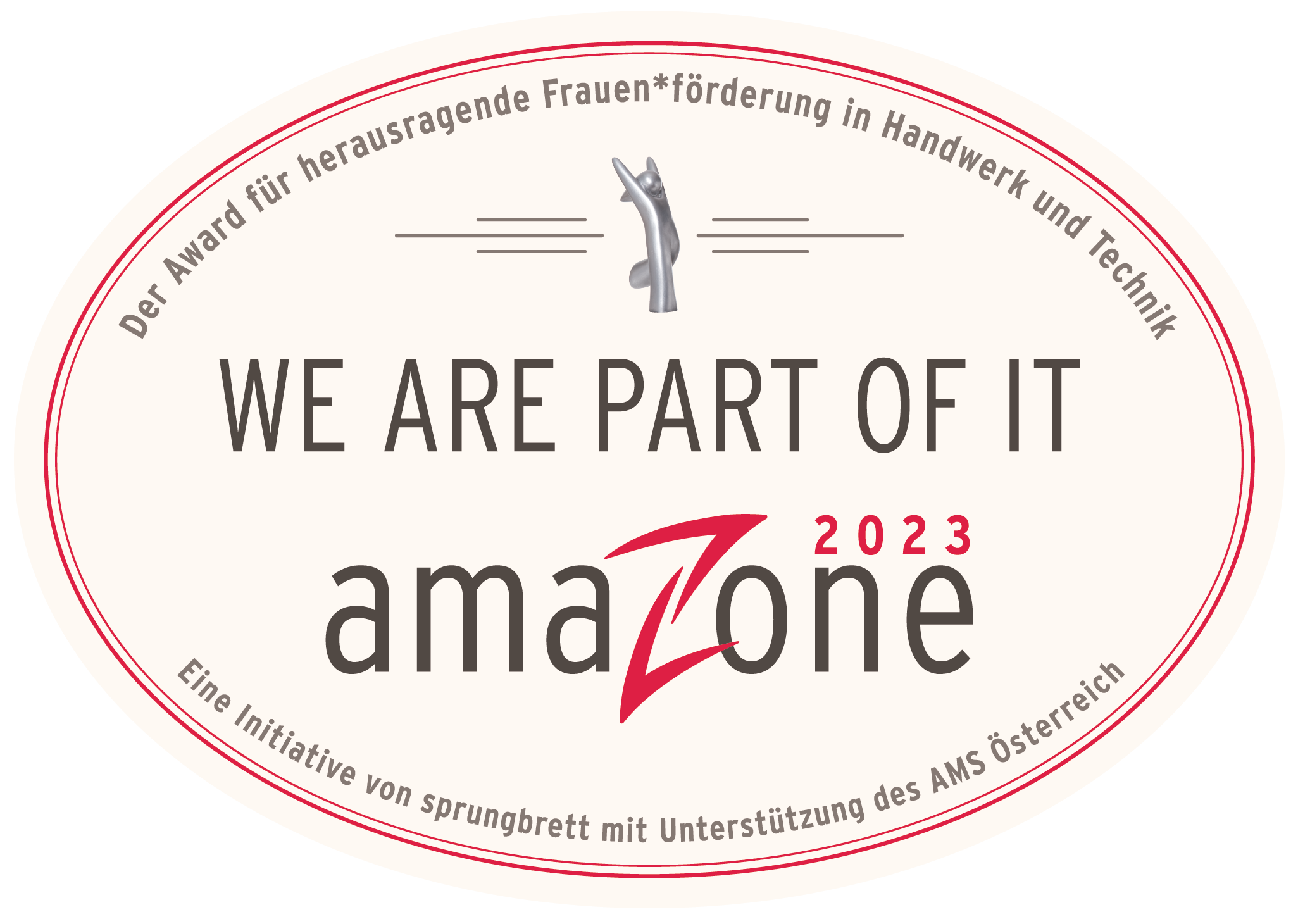 amaZone-Award Plakette
